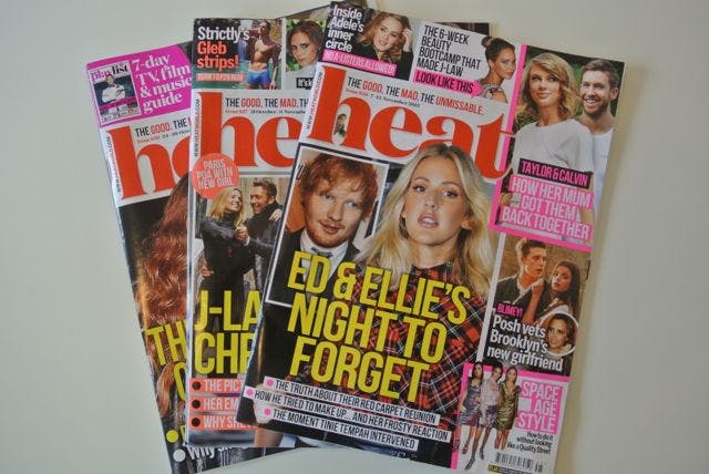 Heat magazine covers magazine.co.uk